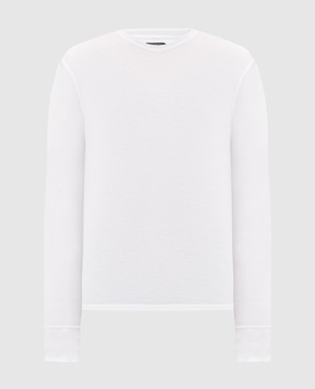 Tom Ford White longsleeve with monogram JCL006JMT012