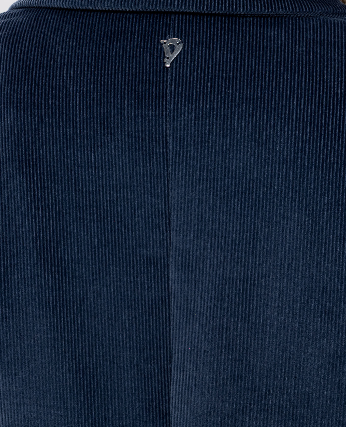 Blue corduroy jacket Dondup 5
