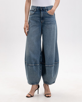 AGOLDE Blue jeans with a worn effect A3311604
