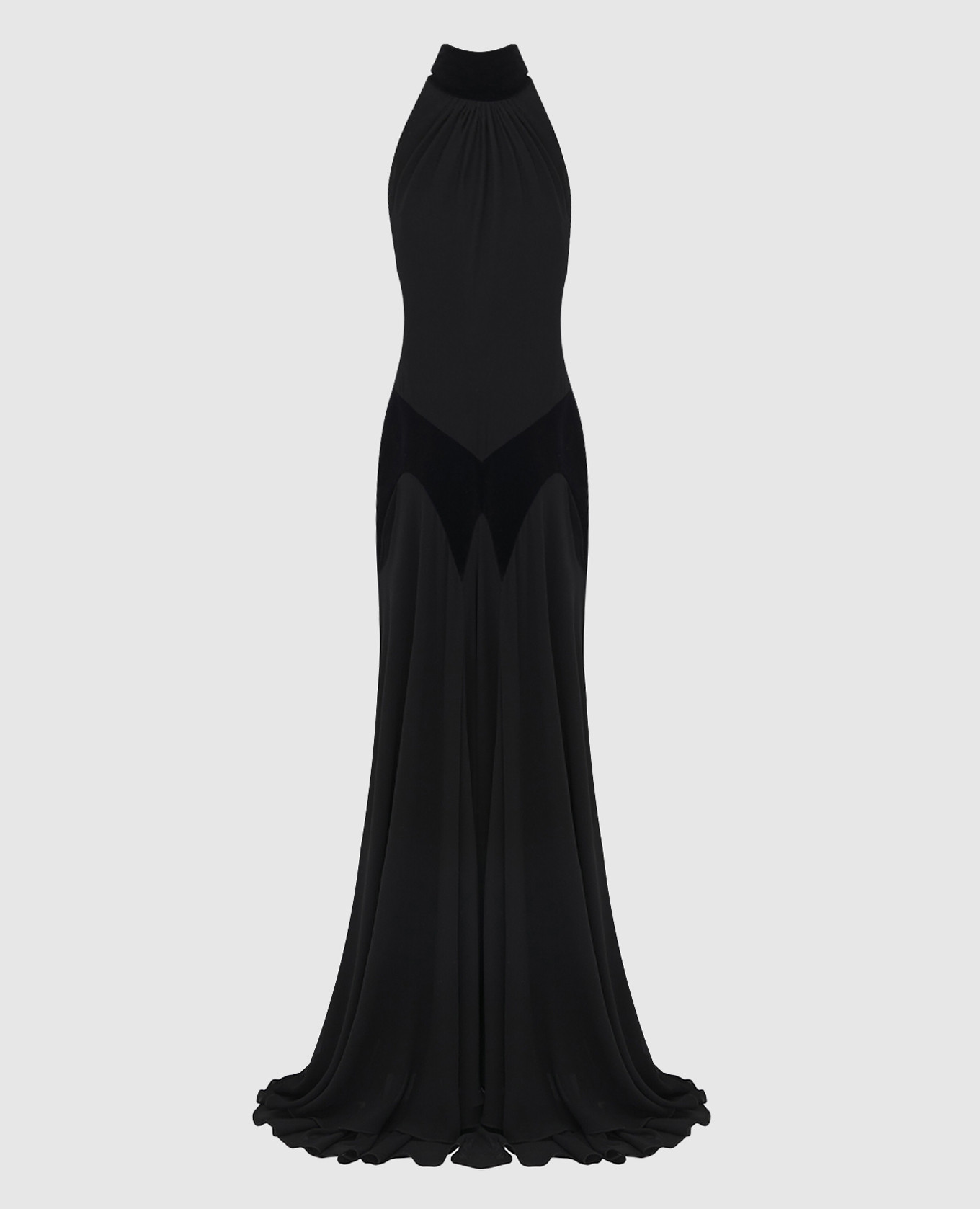 

Black silk dress Alexander McQueen