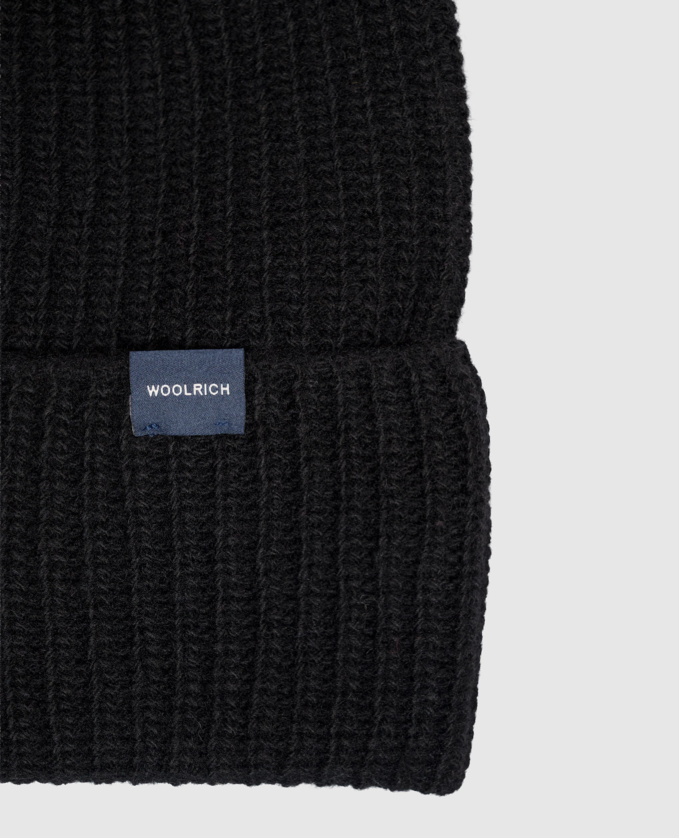 Black hat with wool Woolrich 3