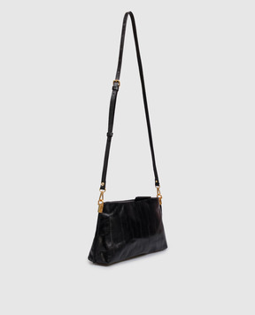 Gianni Chiarini Black Leather Fanny Crossbody Bag BS12644EEL