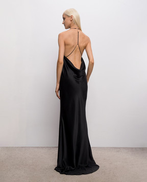 Tom Ford Black silk dress with an open back AB3711FAX1720