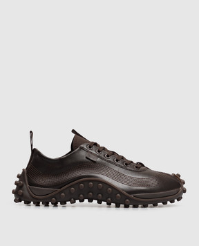 Ami Paris Mirage brown leather sneakers USN505AL0146m