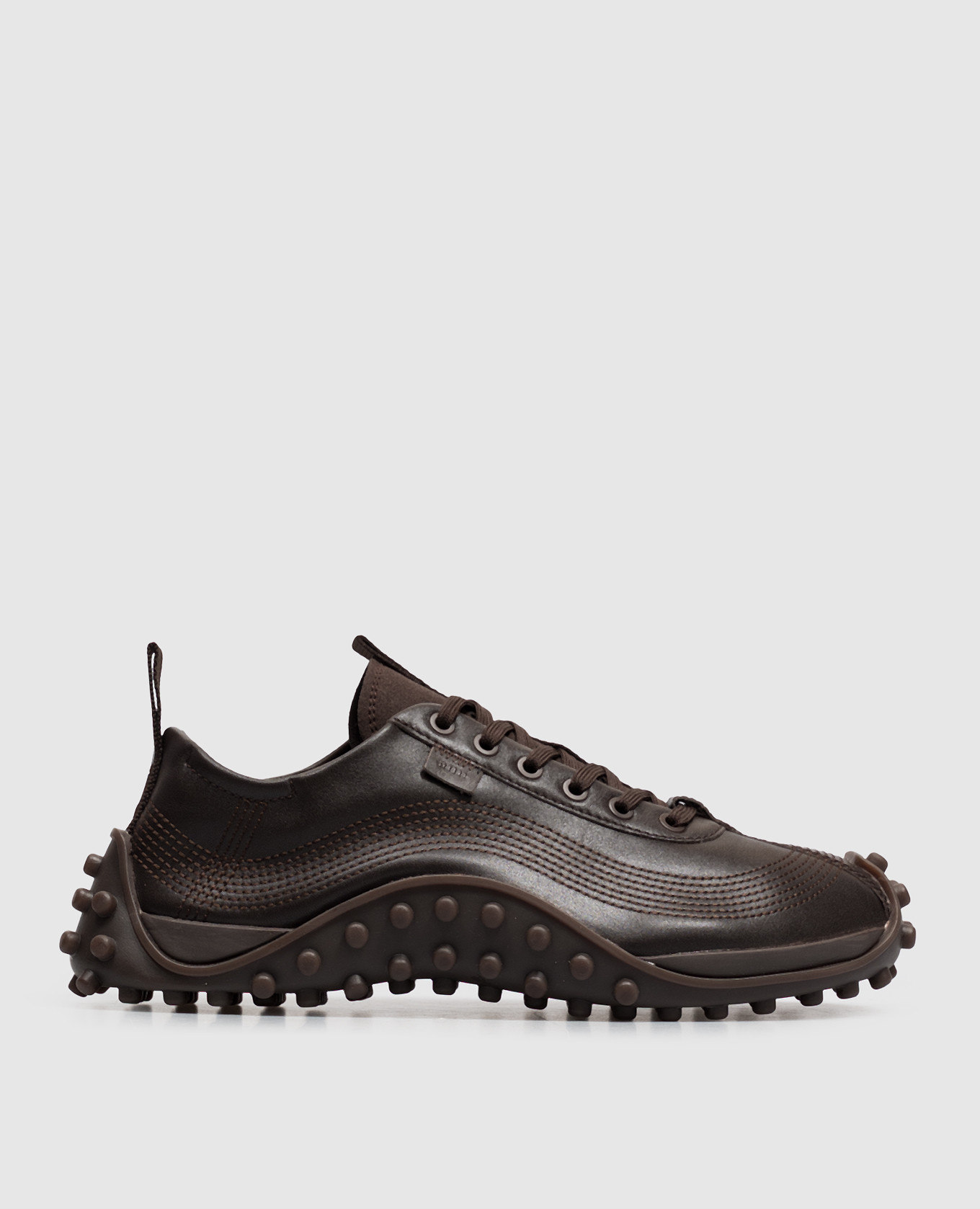 Mirage brown leather sneakers Ami Paris