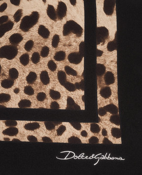 Dolce&Gabbana Animal print silk scarf FN090RGDCF5