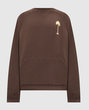 Palm Angels Brown Feel High sweatshirt PAMBA007FL001