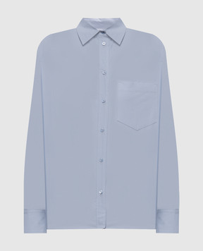 Peserico Blue shirt with slits A06853D07928