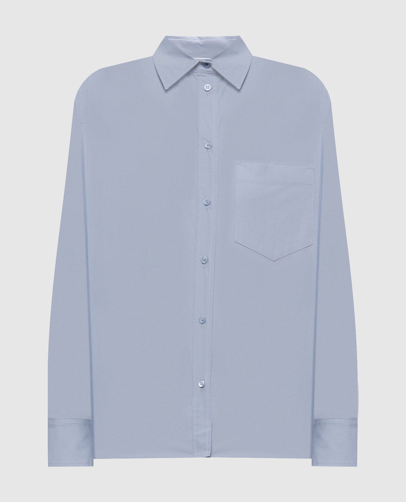 Blue shirt with slits Peserico