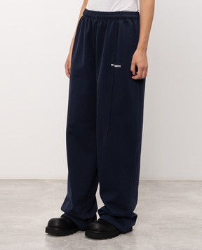 Vetements Blue sweatpants MH27SP183N