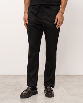 Dolce&Gabbana Black pants with wool GP264TFUZFG