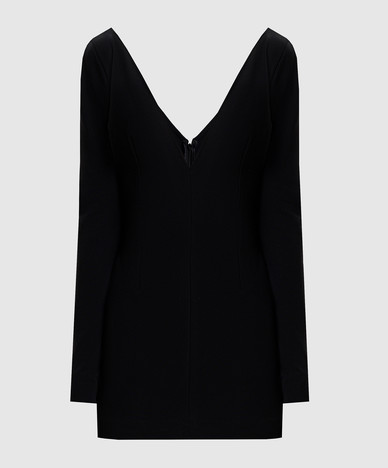 Black mini dress