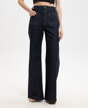 Khaite Delimonico blue jeans with patch 1185916040
