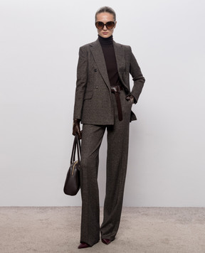 Max Mara Brown double-breasted jacket CRESTA MSTCRESTA