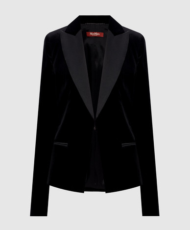 Black velvet jacket EFILANTE