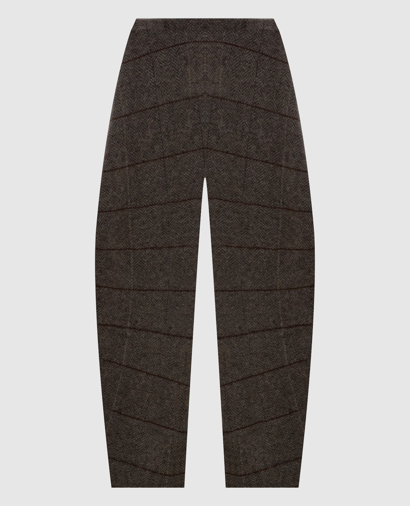 Brown patterned pants