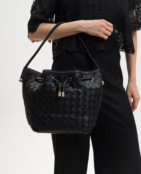 Twinset Black woven bag 261TB7302