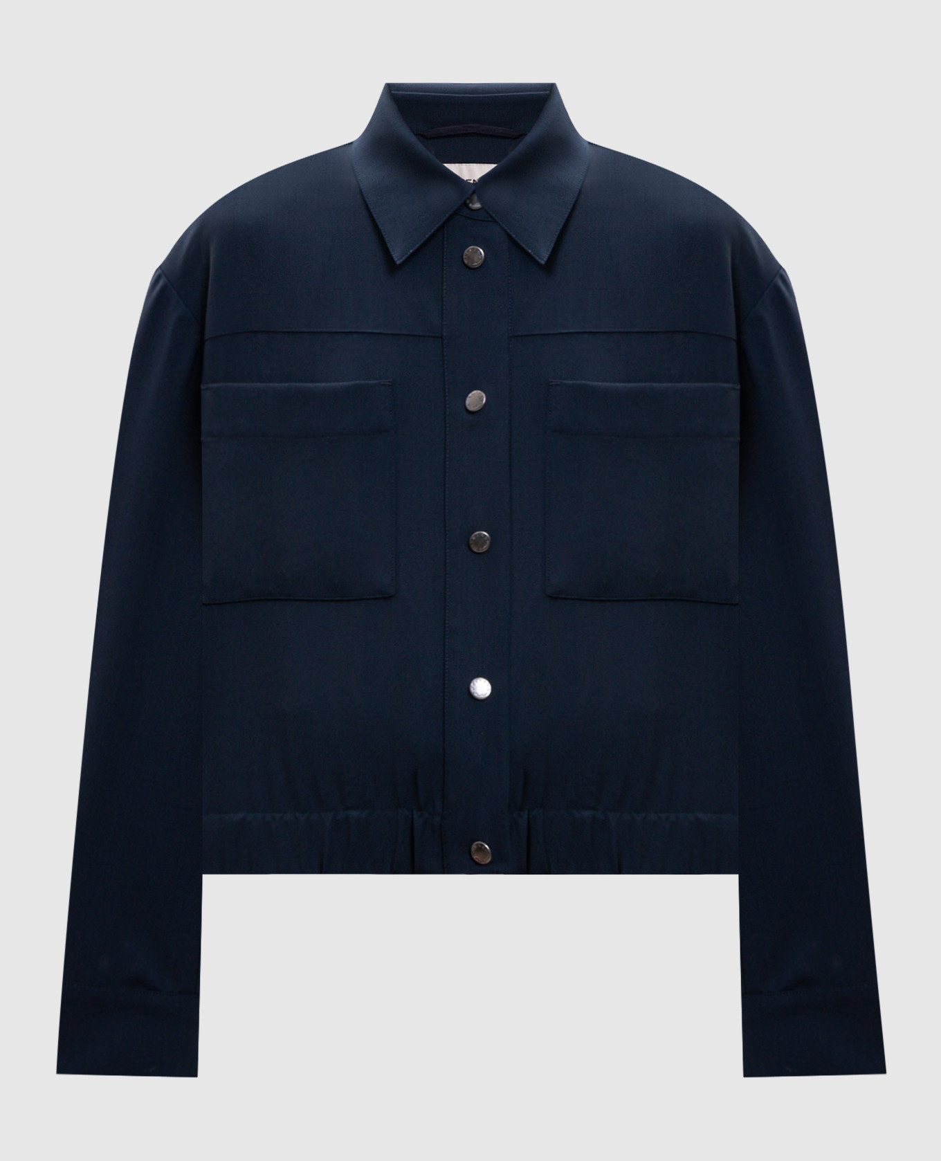 Blue wool jacket DECANO