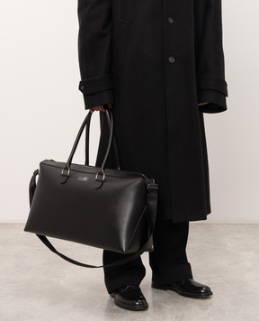 Maison Margiela MM6 Black leather travel bag Bauletto SB6WI0009P9061