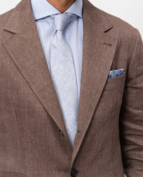 Pini Parma Blue silk tie 60594202