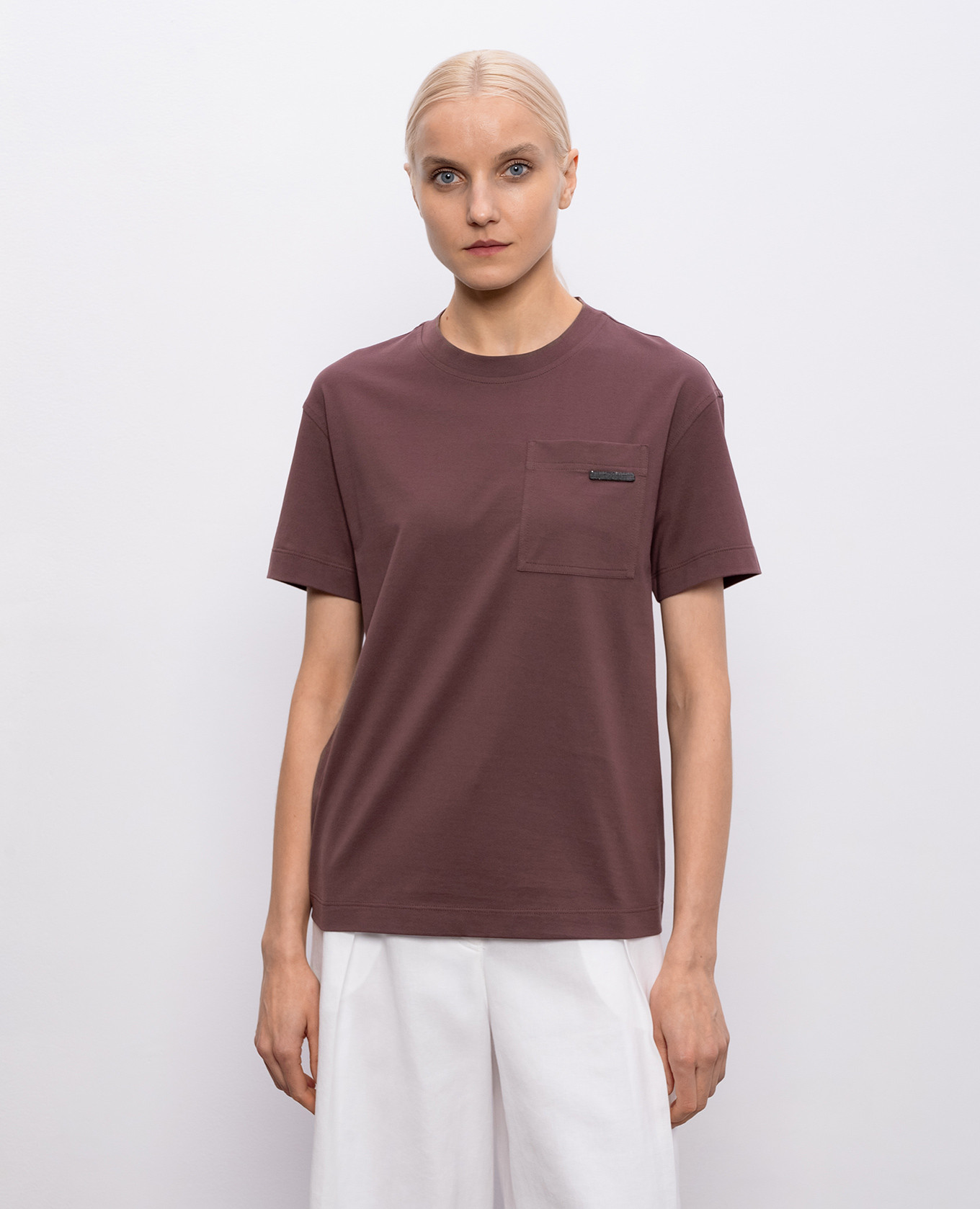 

Marsala T-shirt Brunello Cucinelli, Burgundy