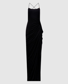Versace Black dress with drapery 10246921A12497