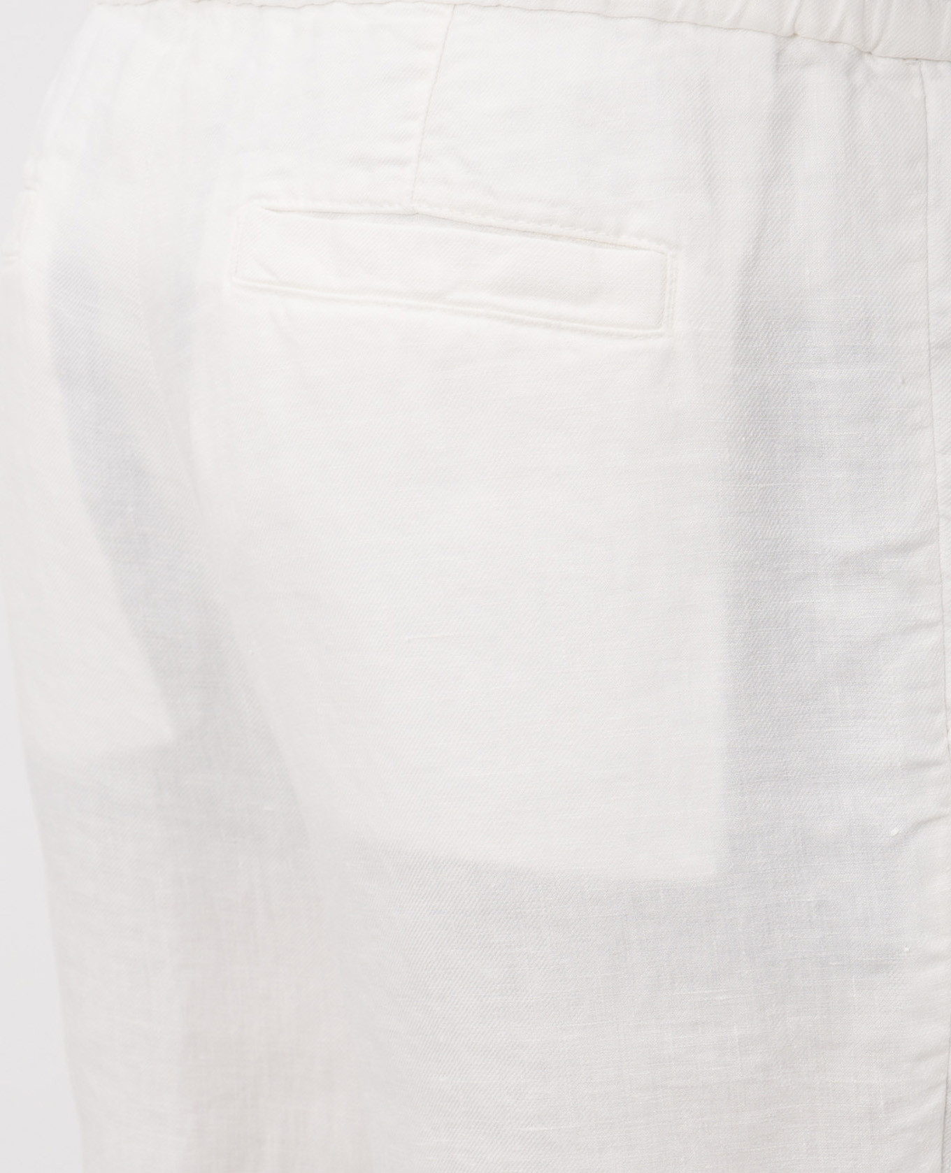 Ivory linen shorts Brunello Cucinelli 5