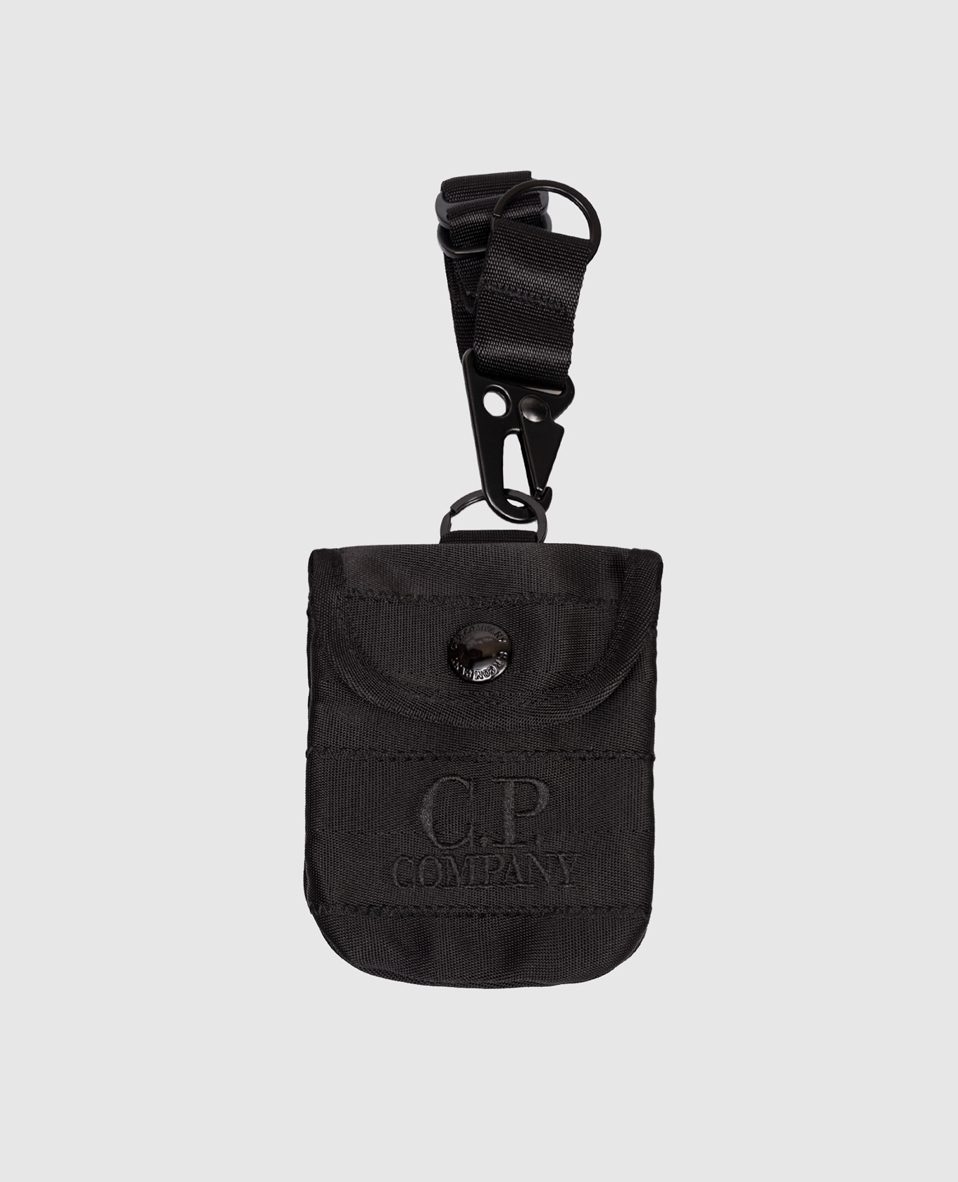 

Black pocket key ring with logo C.P. Company