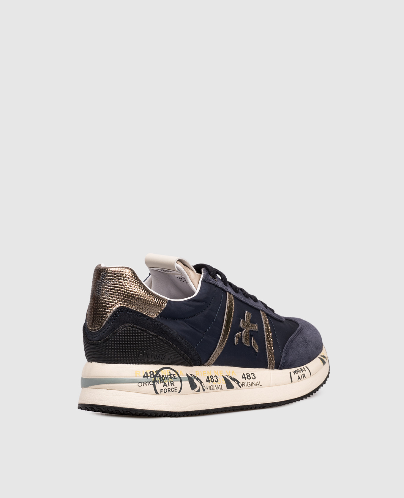 

Blue CONNY combination sneakers Premiata