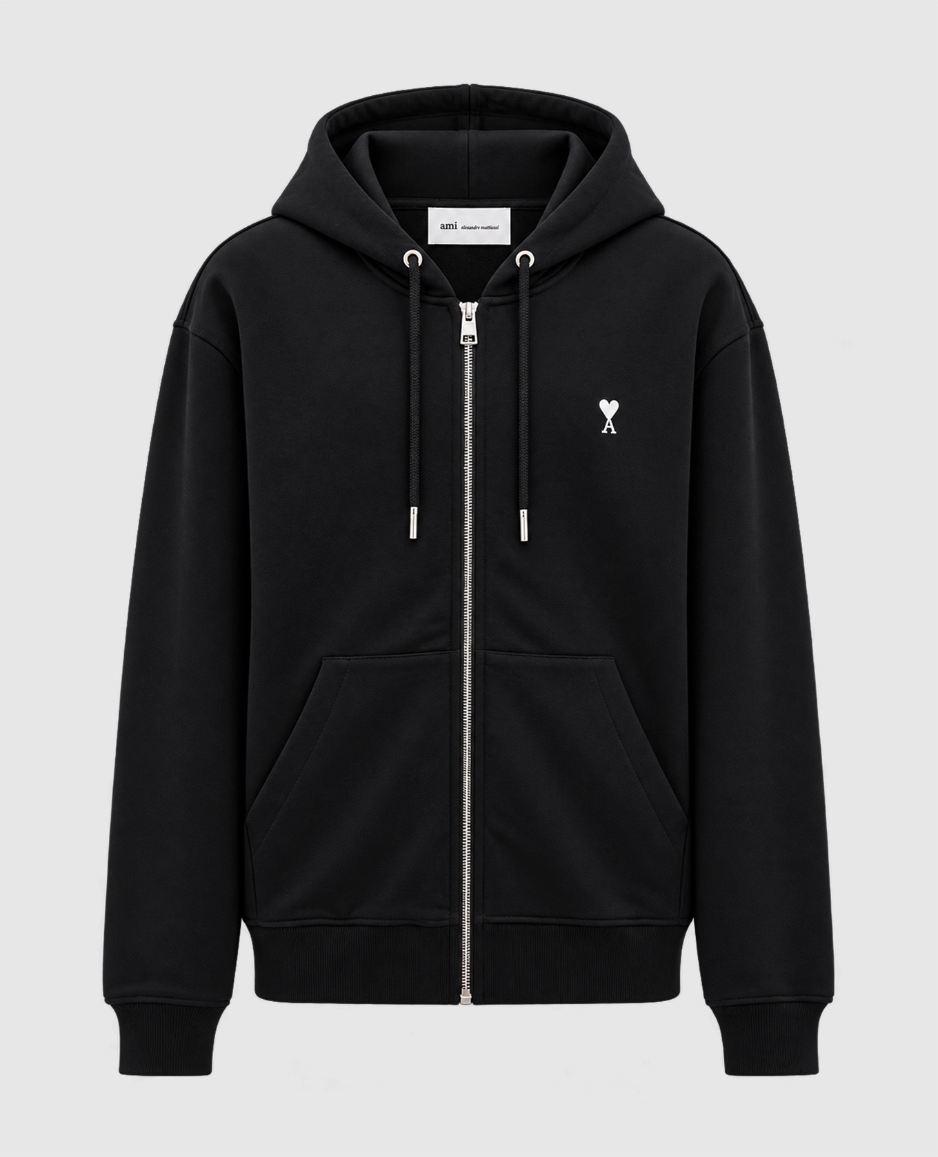 Black sports jacket with embroidered emblem