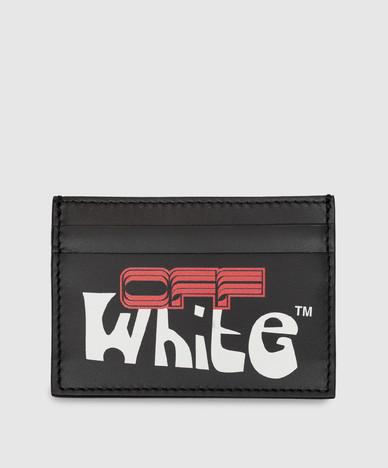 Black leather Goofy cardholder