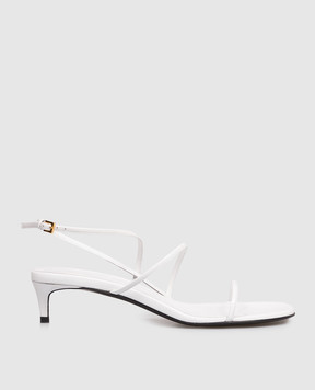 Khaite White Leather Loop Kitten F3076920