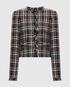 Twinset Checkered tweed jacket 262AT2010
