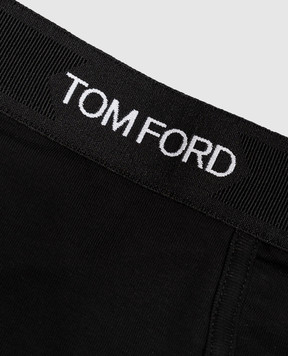 Tom Ford Black briefs with logo pattern T4LC11040