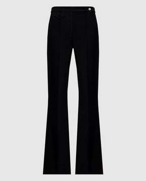 Twinset Black flared pants with wool 252TS2061
