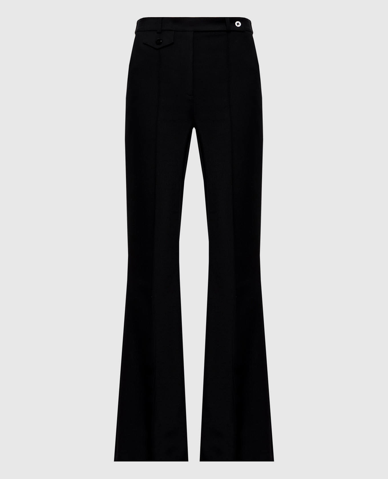 

Black flared pants with wool Twinset