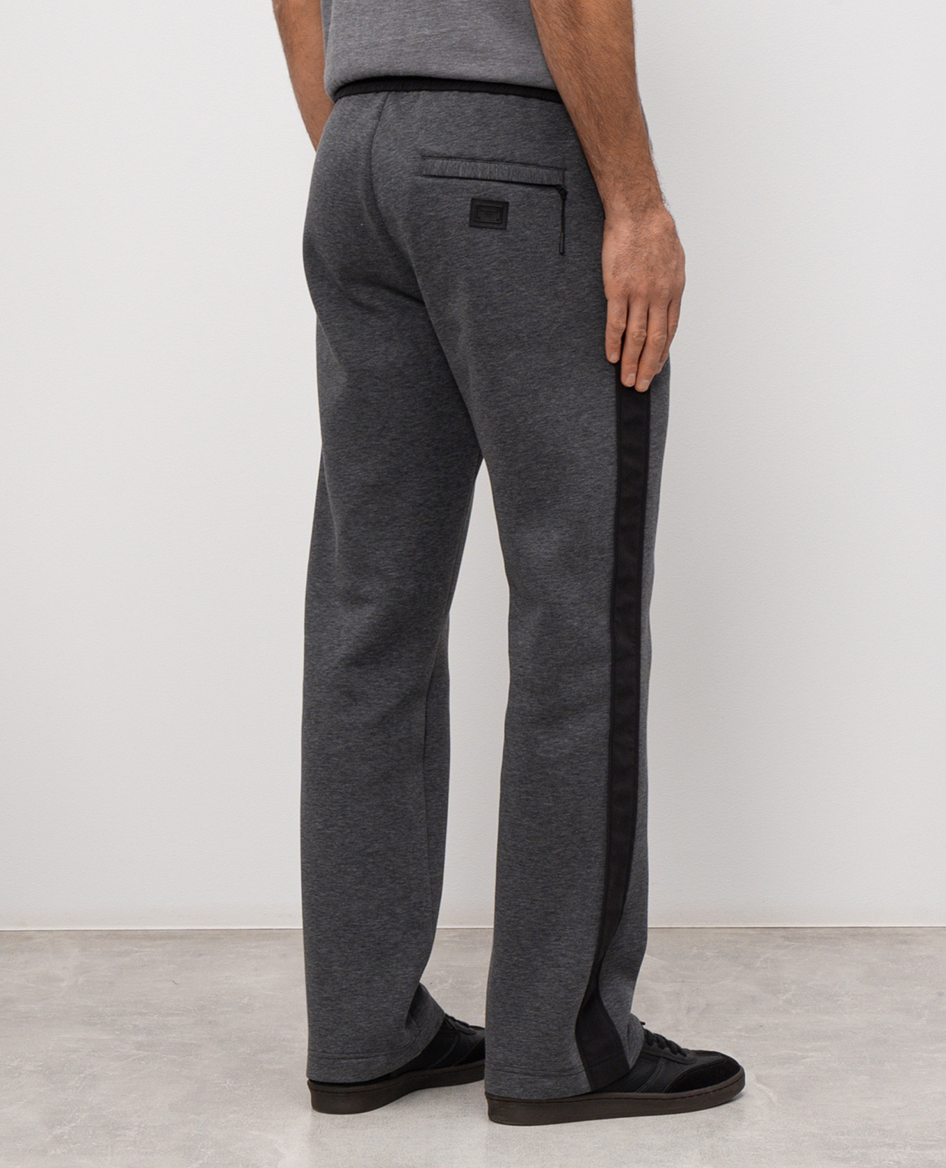 Grey striped sweatpants Dolce&Gabbana 3