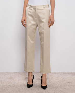 Tom Ford Beige trousers with lapels PAW679FAX1668