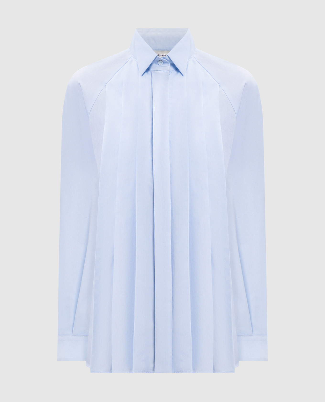 

Blue ACANTO shirt with pleating Max Mara Weekend, Light blue