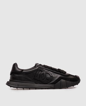 Dolce&Gabbana Dg Athletic black leather sneakers CS2384A0569