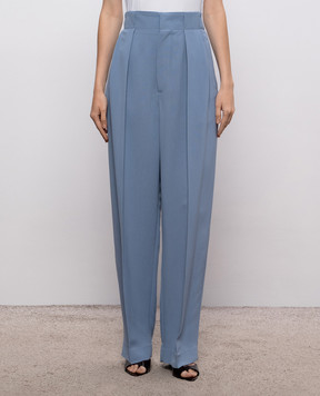 Victoria Beckham Blue pants 1326WTR007361A
