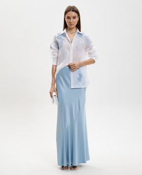 Ermanno Scervino White shirt with embroidery D482K340APTUG