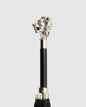 Pasotti Black umbrella-cane Lion OMIT478SCOTLAND508905