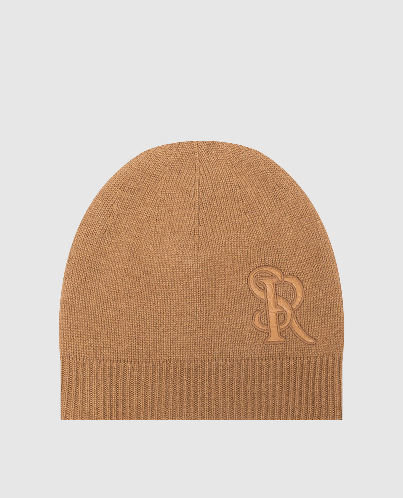 Brown cashmere hat