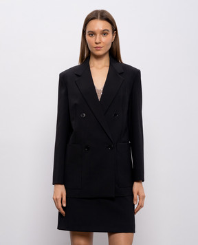 Max Mara Weekend Black double-breasted jacket WKDVELOCE WKDVELOCE
