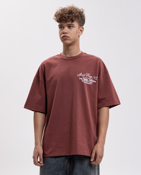 AMIRI Brown Dreamers Chain Stitch T-shirt AM426JR003