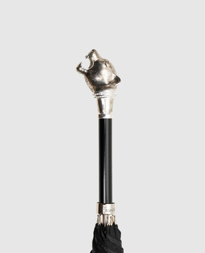 Pasotti Black Panther umbrella with Swarovski crystals OMITUO478RASO62781