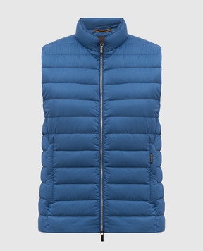 MooRER Calaf blue down vest CALAFS3