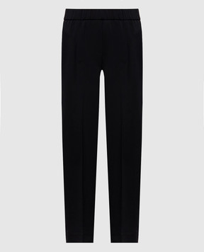 Peserico Black wool pants P0467803464