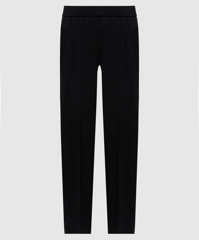 Black wool pants